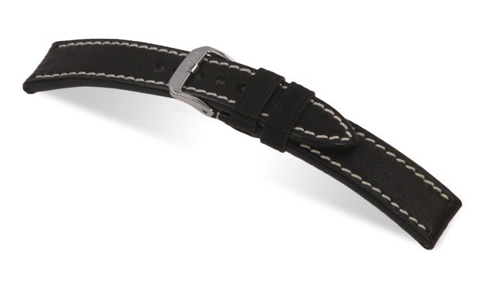 Řemínek k hodinkám RIOS Oxford - černá (13) 18 mm