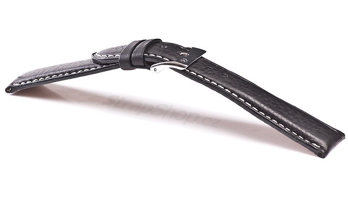 Řemínek k hodinkám Campagnolo Avera - černá (01/B) 22 mm