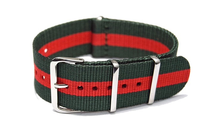 Řemínek k hodinkám NATO Strap - Portugal - šíře 22 mm