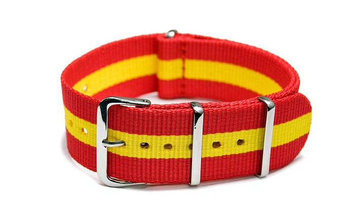 Řemínek k hodinkám NATO Strap - España - šíře 22 mm