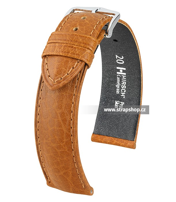 Řemínek k hodinkám HIRSCH Camelgrain OE - světle hnědá (10) 12 mm dámský