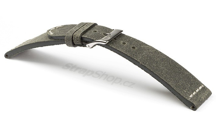 Řemínek k hodinkám CAMPAGNOLO Vellut - černá (01) 20 mm