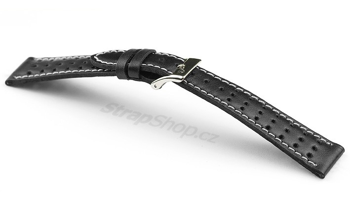Řemínek k hodinkám CAMPAGNOLO Race - černá WS (06) 22 mm
