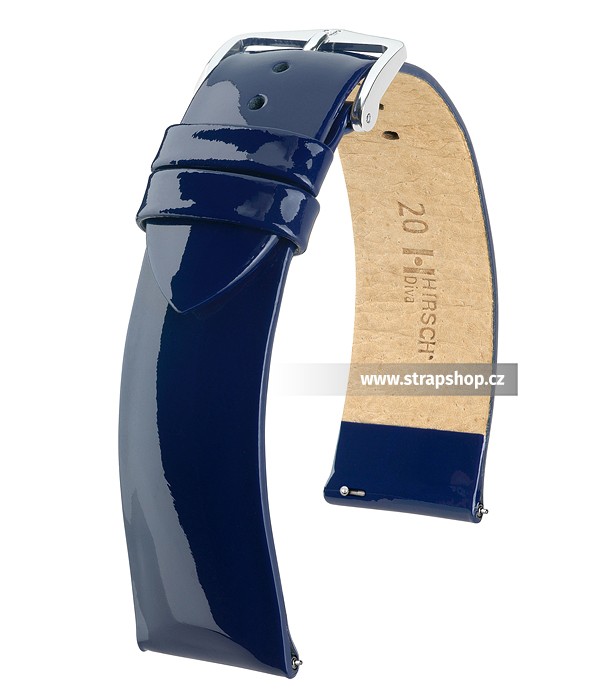 Řemínek k hodinkám HIRSCH Diva M - modrá (80) 18 mm dámský