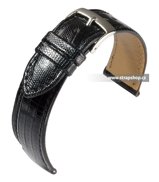 Řemínek k hodinkám BARINGTON Teju Lizard - černá (10) 14 mm dámský