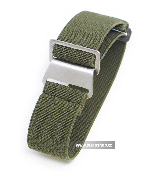 Řemínek k hodinkám Parachute Strap - Zelená - šíře 20 mm