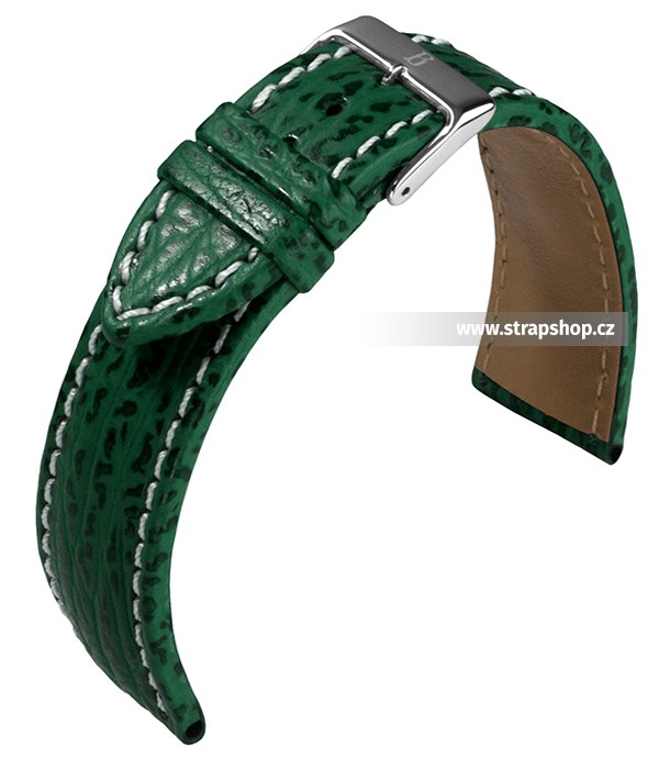 Řemínek k hodinkám BARINGTON Shark - zelená (60) 22 mm