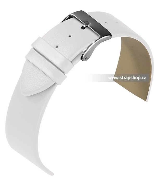 Řemínek k hodinkám EULIT Nappa Design - bílá (11) 16 mm dámský
