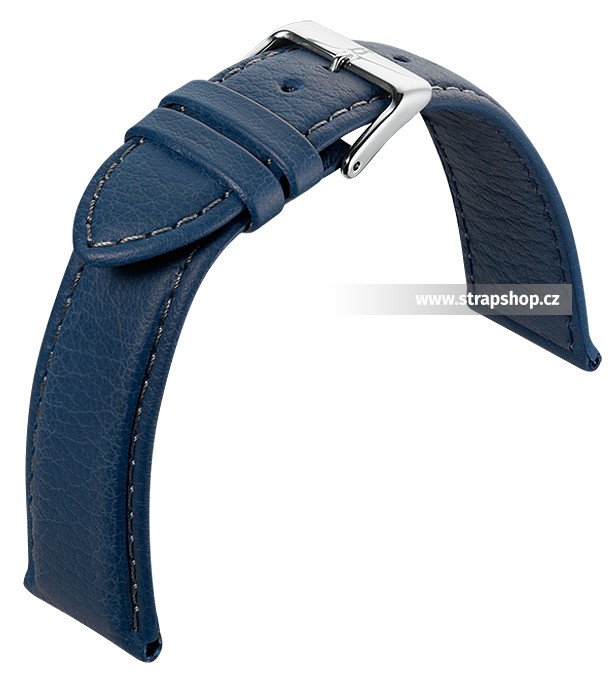 Řemínek k hodinkám BARINGTON Imperator Shrunk - královská modrá (55) 18 mm