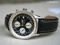 HIRSCH Buffalo - černá - Breitling Old Navitimer