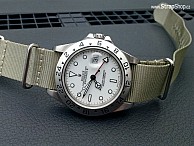 RIOS Nato - středně šedá - Rolex Explorer II