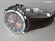 RIOS Moscow - tmavě hnědá - Seiko Sports Automatic SNZJ55