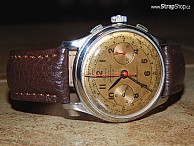 RIOS Colorado - tmavě hnědá - Chronographe Suisse - 50. léta