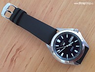 HIRSCH Pure - černá - Seiko 5 Automatic