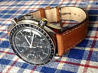 RIOS Havana - středně hnědá - Omega Speedmaster Reduced