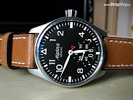 RIOS Oxford - středně hnědá - Alpina Startimer Pilot Big Date