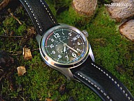 HIRSCH Buffalo - černá - Hamilton Khaki Field