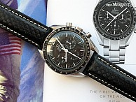 HIRSCH Carbon - černá - Omega Speedmaster Professional