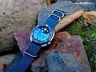 ZULU Strap - modrá - Seiko "Turtle" SRP773