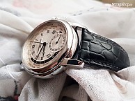 HIRSCH Aristocrat - černá - Frederique Constant Worldtimer