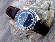 HIRSCH Grand Duke - černá RS - Omega Seamaster Chronostop