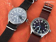 Zulu & Nato Strap - černá / hnědá - Archimede Pilot