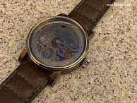 CAMPAGNOLO Ruvido  - hnědá - Schaumburg Watch Steampunk