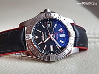 HIRSCH Andy - černá / červená - Breitling Avenger GMT