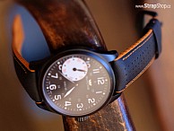 HIRSCH Robby - černá/oranžová - Glycine KMU 48 Limited Edition Black