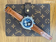 HIRSCH Heavy Calf - Zlatohnědá - Breitling Super Avenger