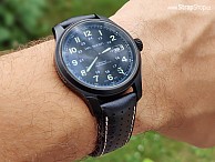 HIRSCH Tiger - Černá - Hamilton Khaki Field Titanium