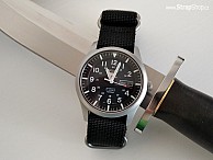 ZULU Strap  - černá - Seiko 5 Military