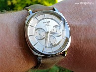 HIRSCH Tritone Kudu  - žlutohnědá - Tissot T-Lord Automatic Chronograph