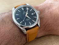 HIRSCH Mariner - zlatohnědá - Omega Seamaster Aqua Terra