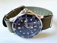 NATO Strap - Olivová - Omega Seamaster 300m