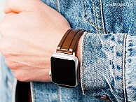 HIRSCH Hevea - hnědá - Apple Watch