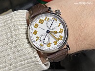 HIRSCH Grand Duke - hnědá - Longines Avigation Type A-7