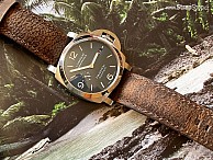 HIRSCH Tritone Kudu - žlutohnědá - Panerai Luminor Marina 1313
