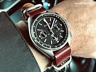 ZULU Strap - Kůže hnědá - Bulova Lunar Pilot