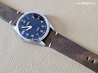 BARINGTON Vintage - tmavě hnědá - Oris BigCrown Propilot
