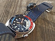 EULIT Canvas - modrá - Seiko Prospex Sea & Roháč obecný