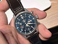 RIOS Typhoon - Tmavě hnědá - IWC Pilot's Watch Chronograph