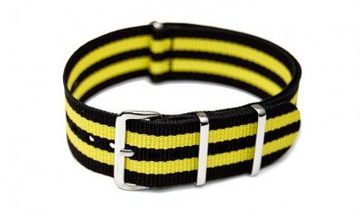 NATO Strap - Žlutá / černá