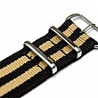 NATO Strap - Béžová / černá