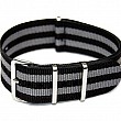 NATO Strap - Šedá / černá