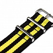 NATO Strap - Žlutá / černá